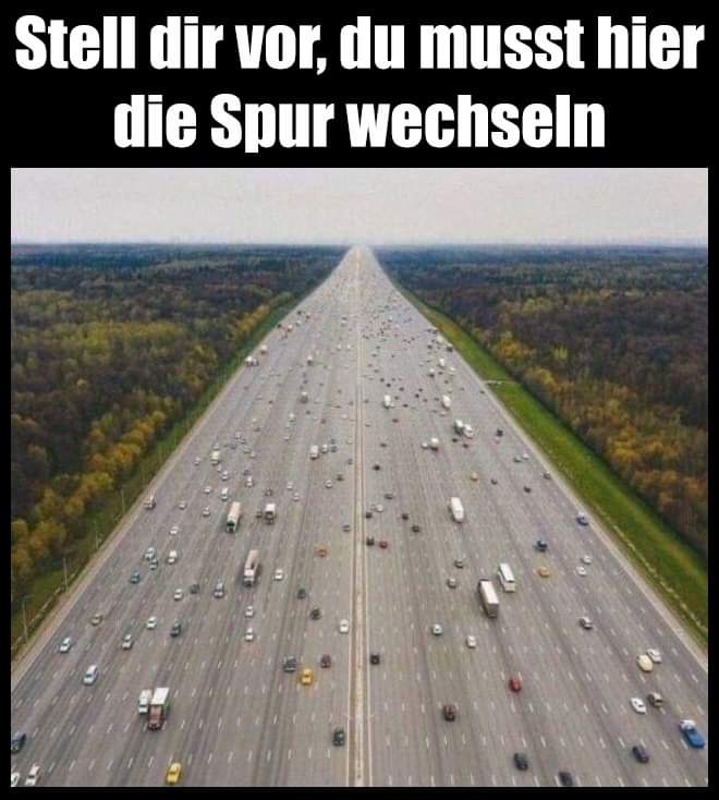 Spur die Spur - ślad, trop, koleina, pas ruchu