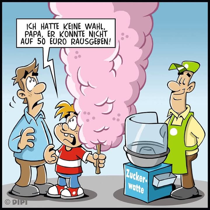 die Zuckerwatte - wata cukrowa
