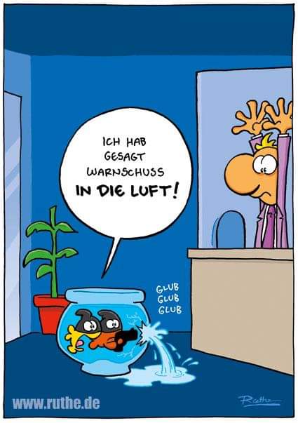 Warnschuss der Warnschuss - strzał ostrzegawczy