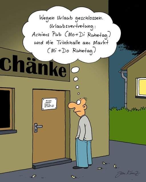 der Ruhetag - dzień wypoczynku, dzień wolny