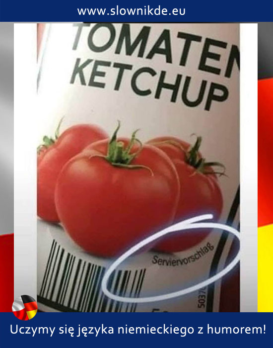 der Serviervorschlag - propozycja podania