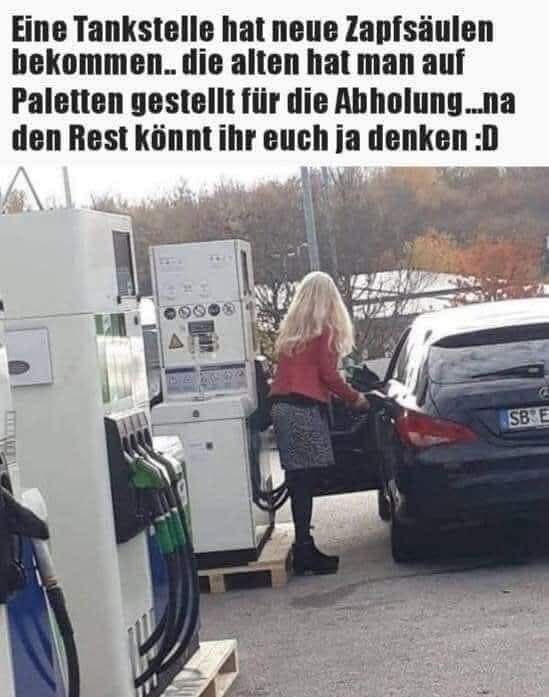 die Zapfsäule - dystrybutor paliwa